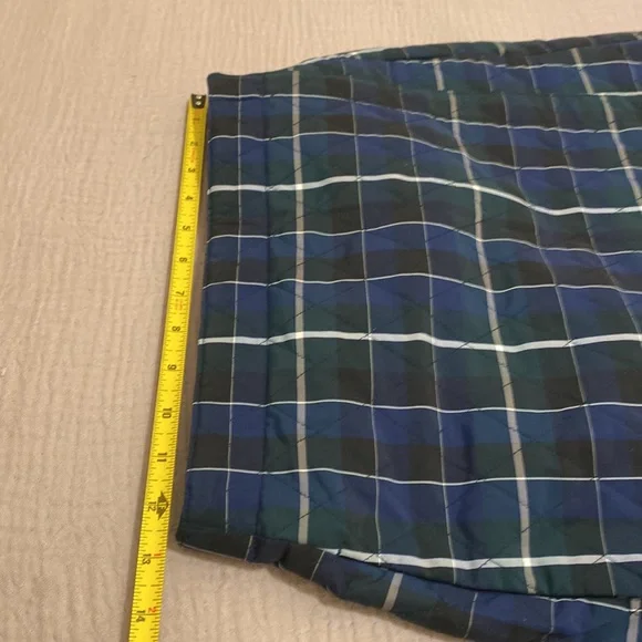 Uniqlo Blue and Green Plaid Mini Wrap Skirt. Size S - Picture 6 of 8